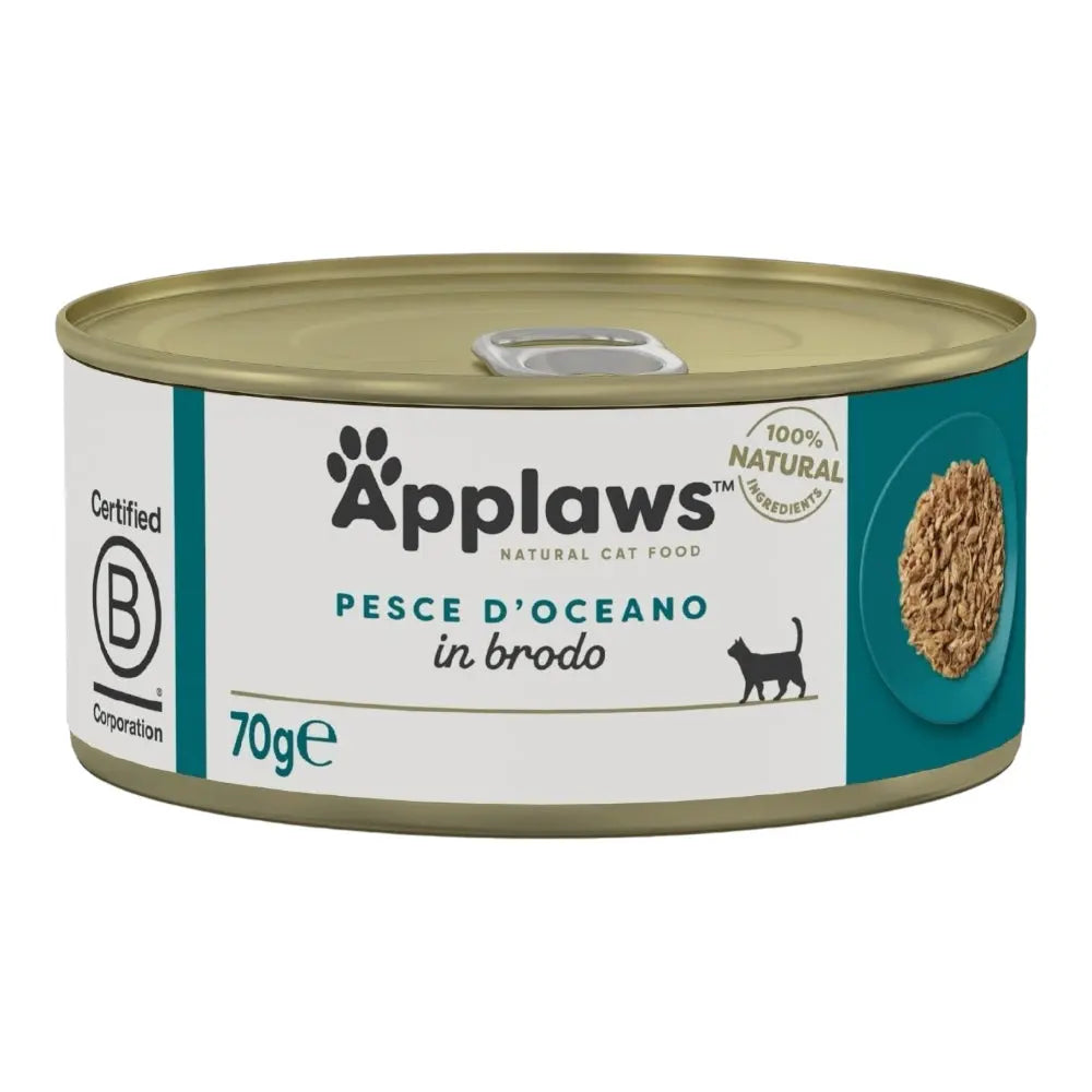 Applaws Gatto lattine Pesce dell'oceano in brodo Applaws Italia