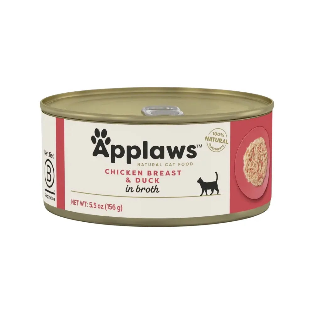 Applaws Gatto lattine Petto di Pollo con Anatra in brodo Applaws Italia