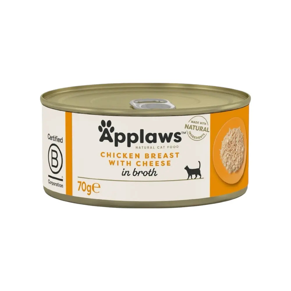 Applaws Gatto lattine Petto di Pollo con Formaggio in brodo Applaws Italia