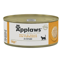 Applaws Gatto lattine Petto di Pollo con Formaggio in brodo Applaws Italia