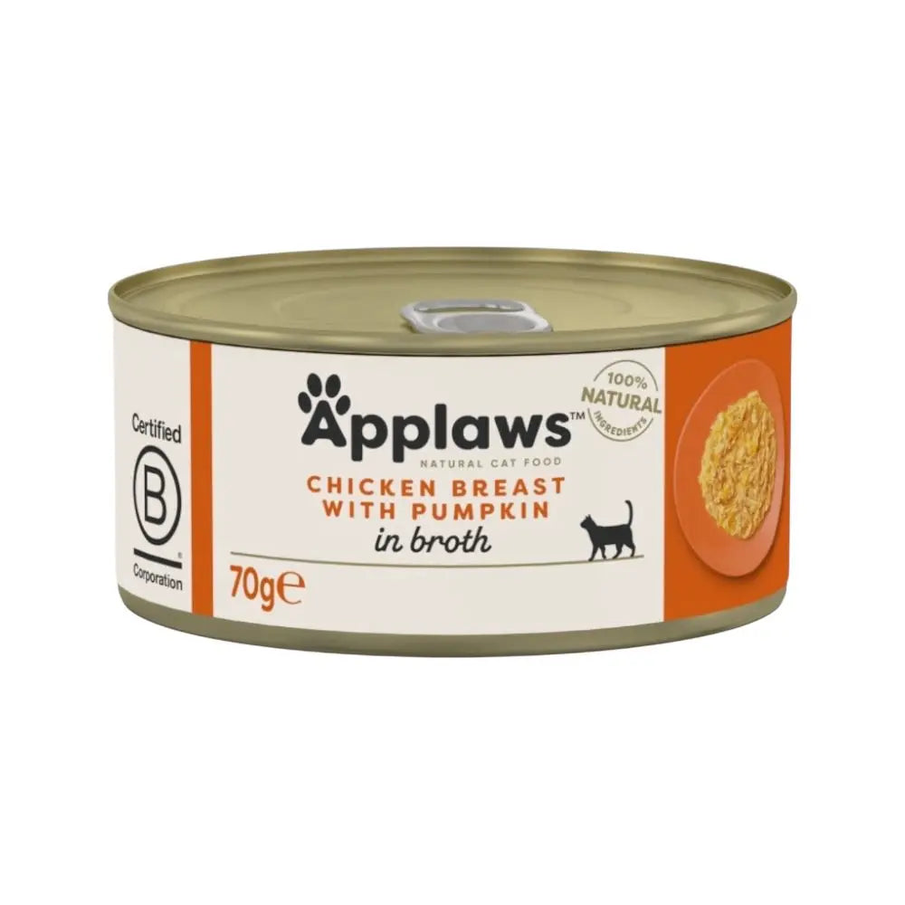 Applaws Gatto lattine Petto di Pollo con Zucca in brodo Applaws Italia