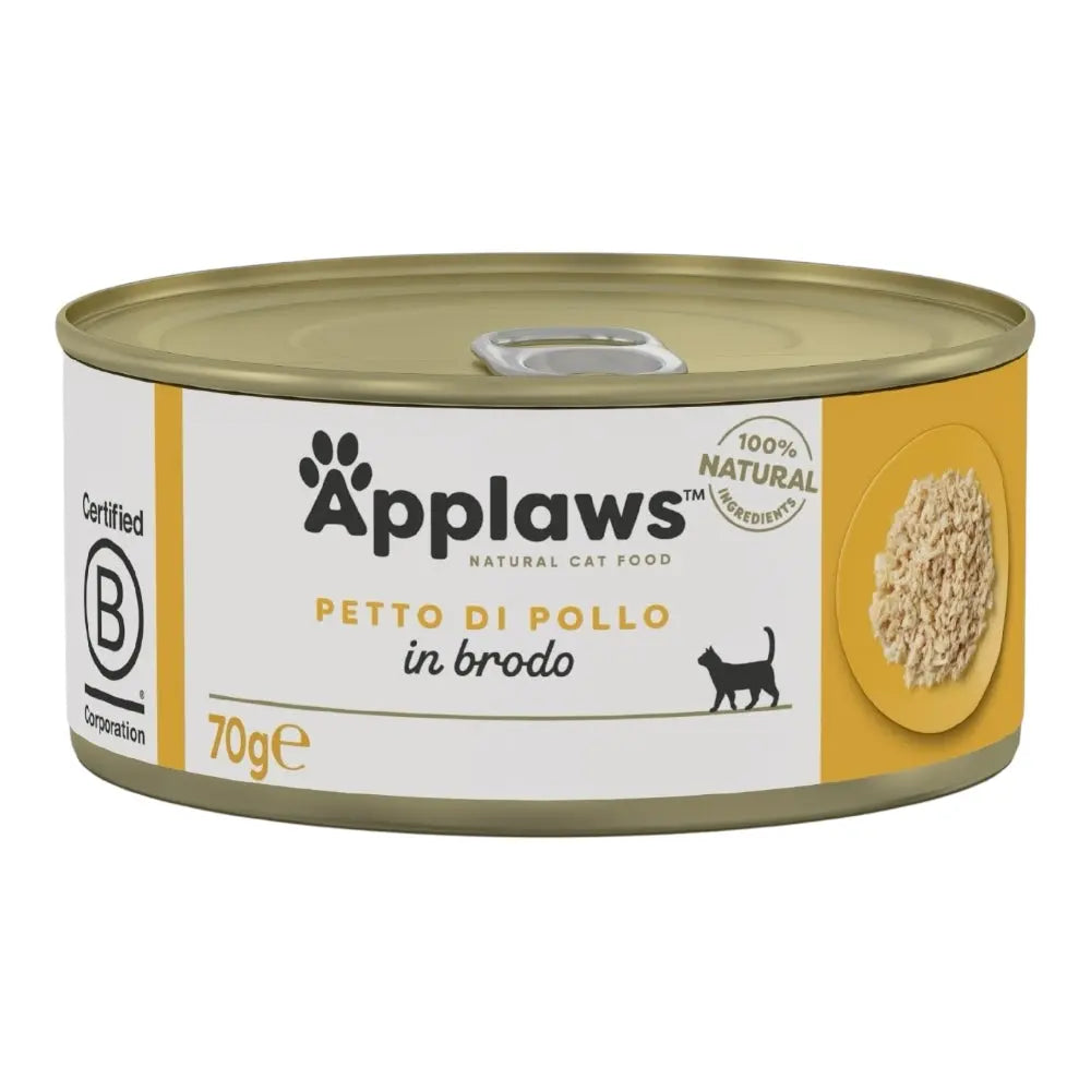Applaws Gatto lattine Petto di Pollo in brodo Applaws Italia