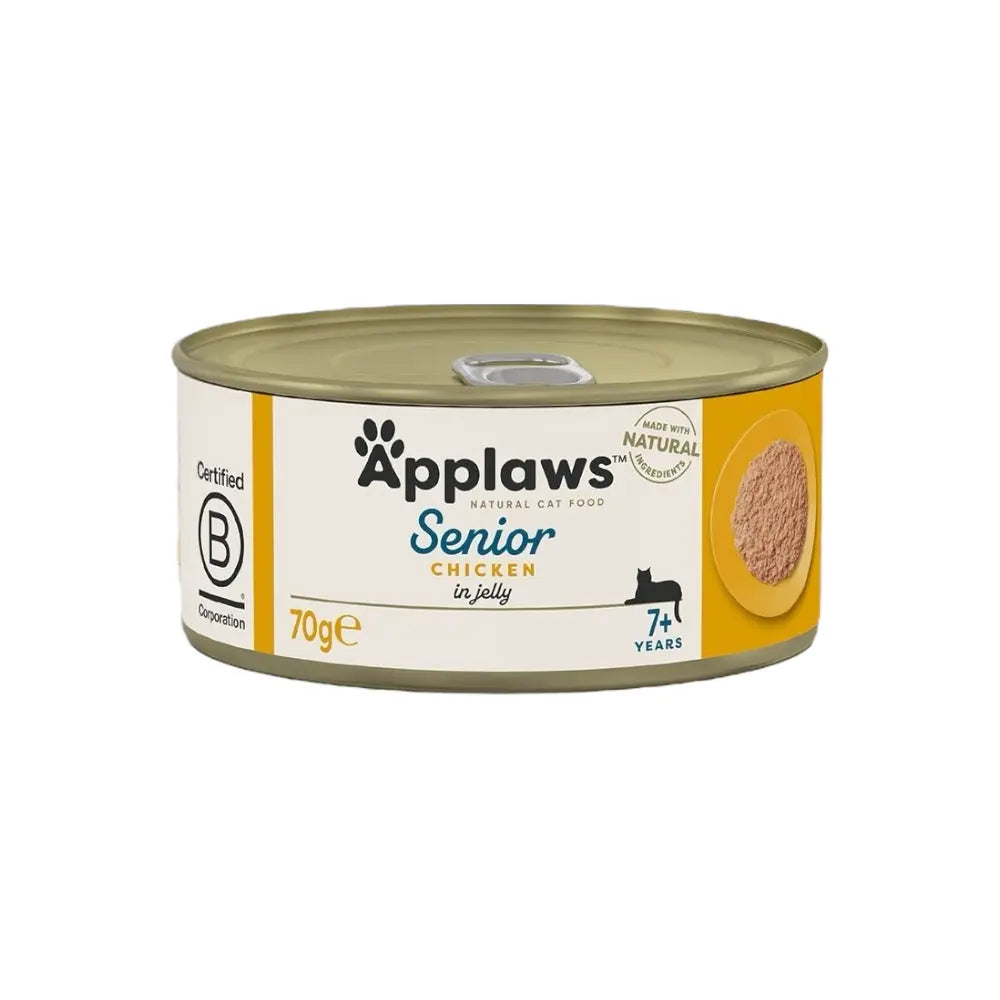 Applaws Gatto lattine Senior Pollo in gelatina 24x70g Applaws Italia