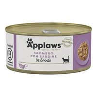 Applaws Gatto lattine Sgombro con Sardine in brodo Applaws Italia