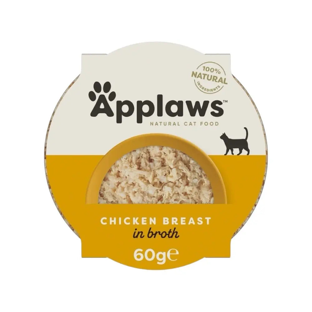 Applaws Gatto pot Petto di Pollo in brodo 10x60g Applaws Italia