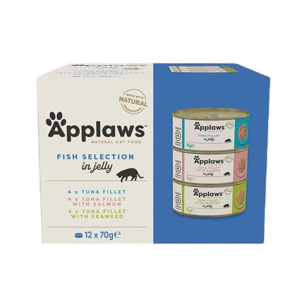 Applaws Multipack Gelatina Selezione Pesce 12 x 70 g Applaws