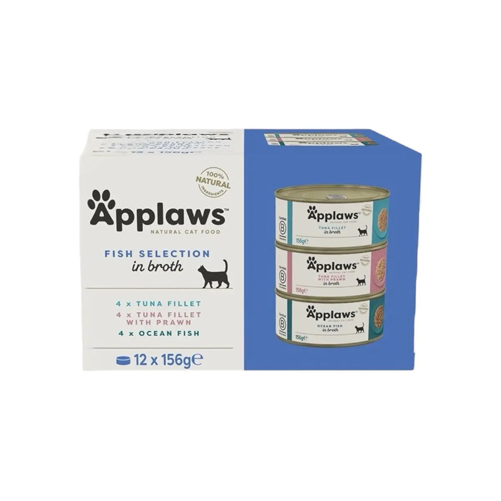 Applaws Multipack Selezione Pesce in Brodo 12 x 156 g Applaws