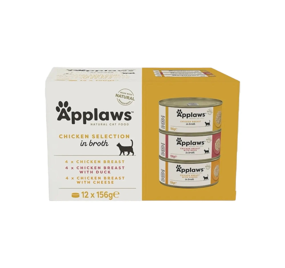 Applaws Multipack Selezione Pollo in Brodo 12 x 156 g Applaws