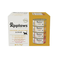 Applaws Multipack lattine Selezione Pollo in brodo 12 x 70 g Respet