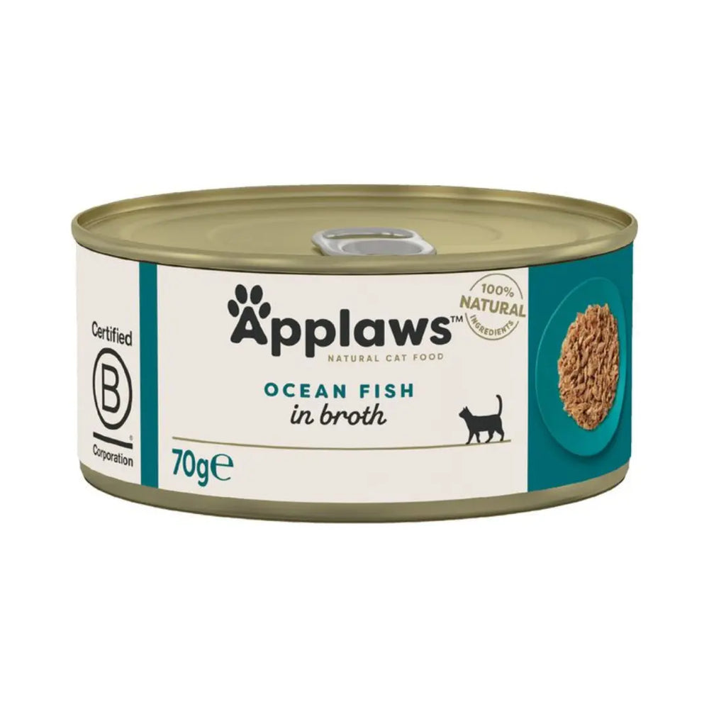 Applaws Pesce dell'oceano in Brodo 24 x 70 g Applaws