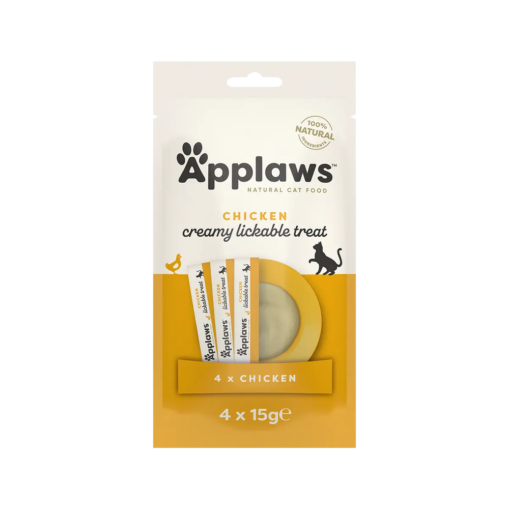 Applaws Treats da leccarsi i baffi cremosi al pollo 40x15g Applaws