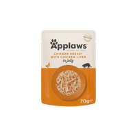 Applaws busta Petto di pollo con fegato di pollo in gelatina 16x70g Applaws