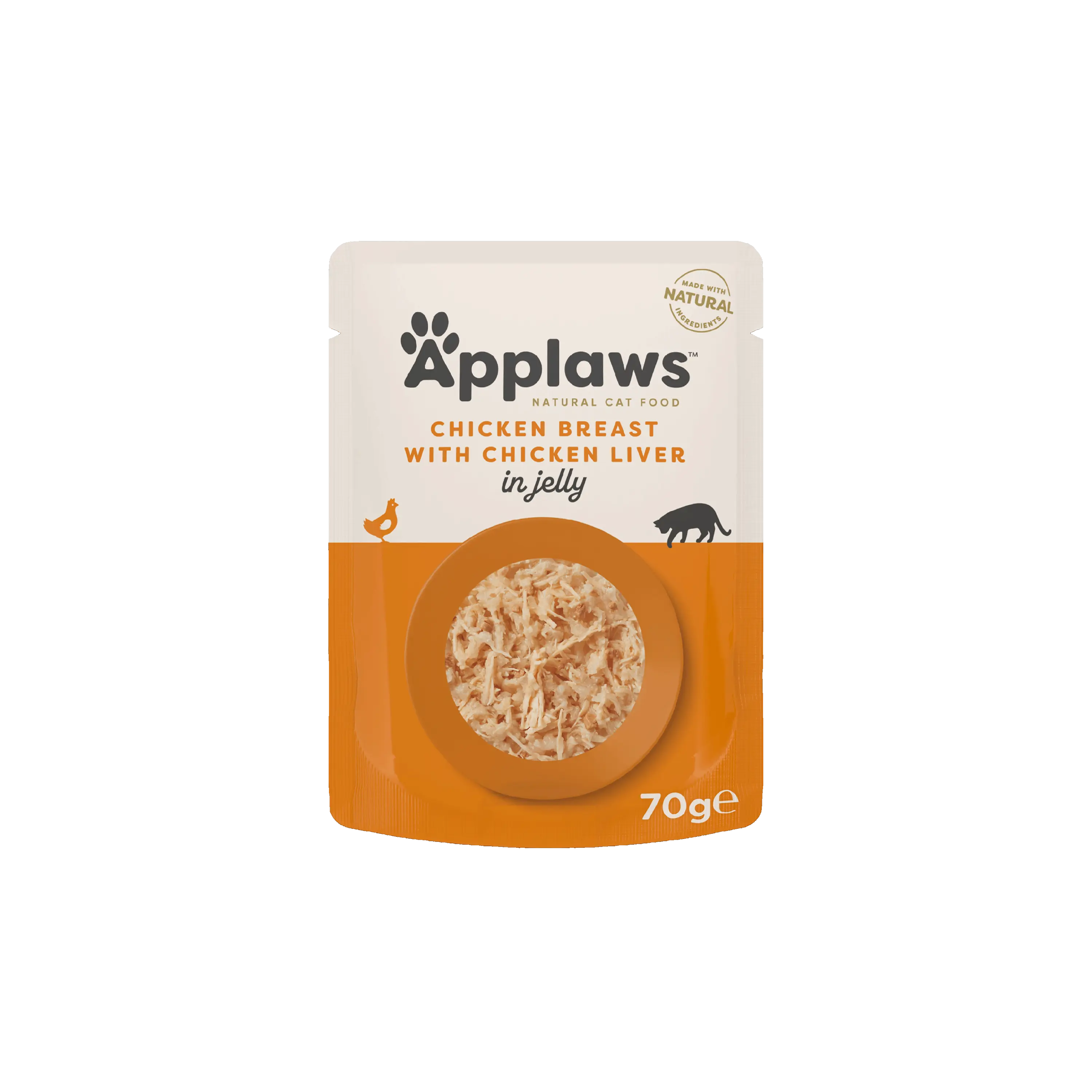 Applaws busta Petto di pollo con fegato di pollo in gelatina 16x70g Applaws