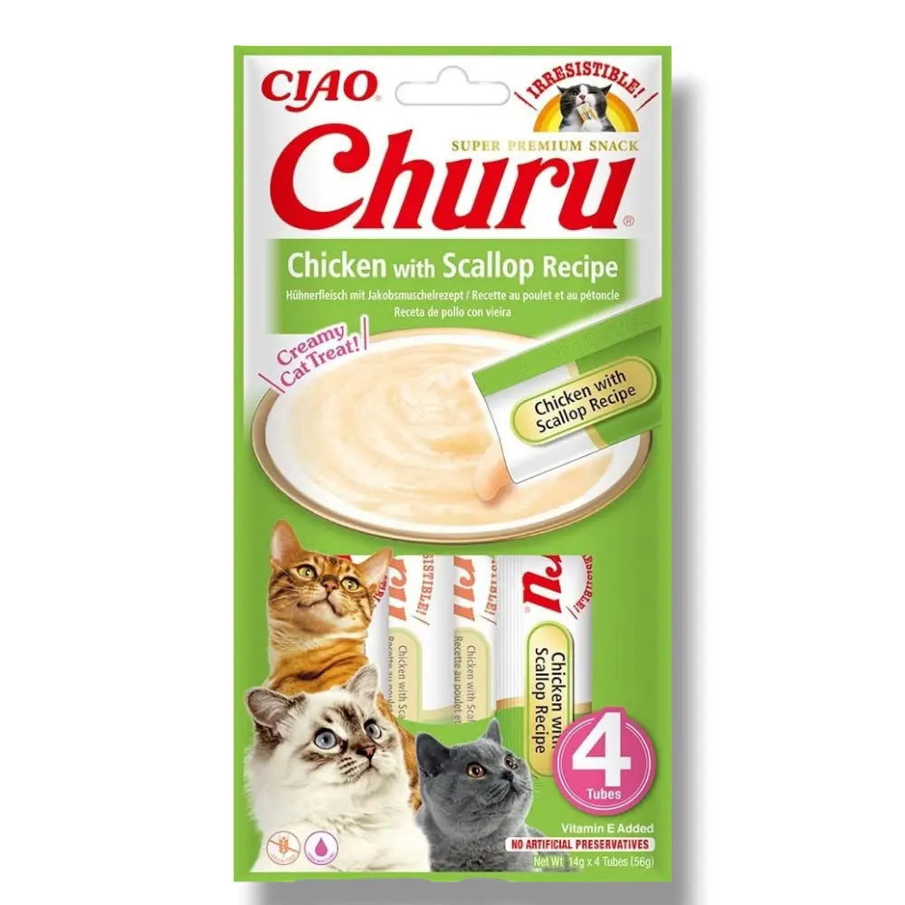 CHURU 4P RICETTA POLLO CON CAPESANTE Inaba