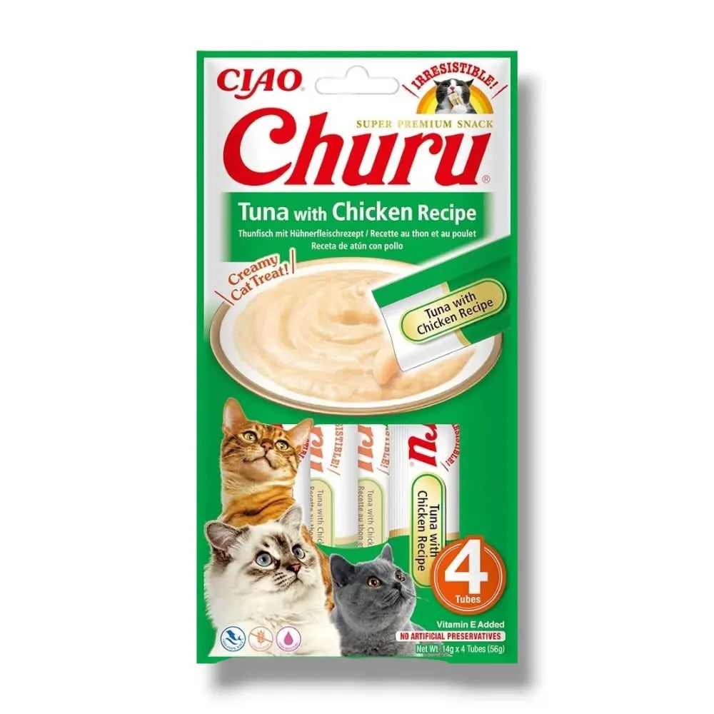 CHURU 4P RICETTA TONNO CON POLLO Inaba