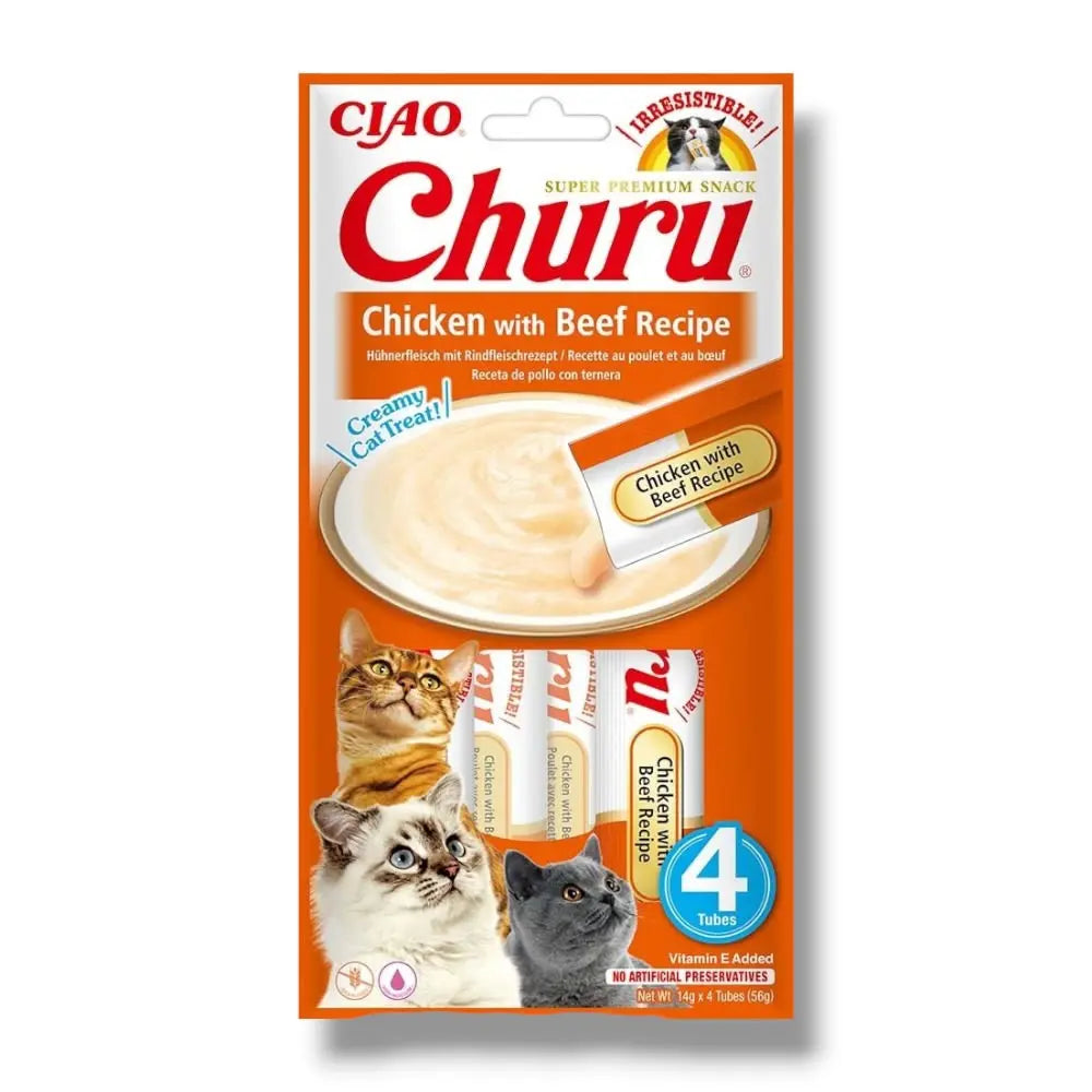 Churu 4P Ricetta al pollo con manzo Inaba