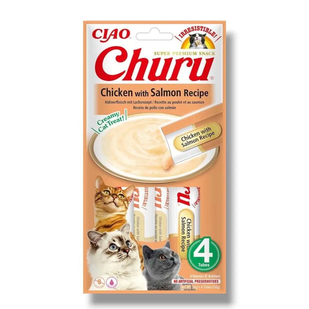 Churu 4P Ricetta pollo e salmone Inaba