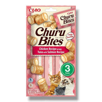 Churu Bites Ricetta pollo con cuore di tonno e salmone Inaba