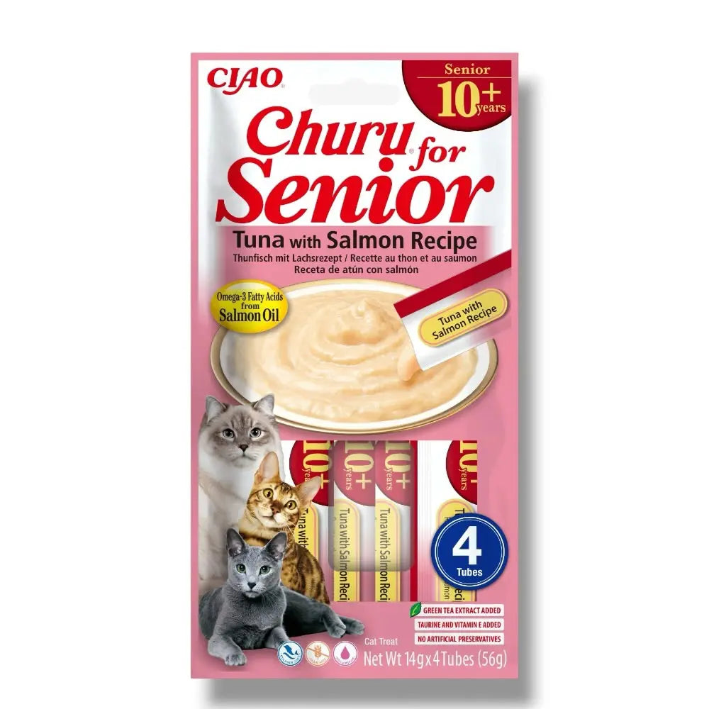Churu Senior 4P Ricetta al tonno con salmone Inaba