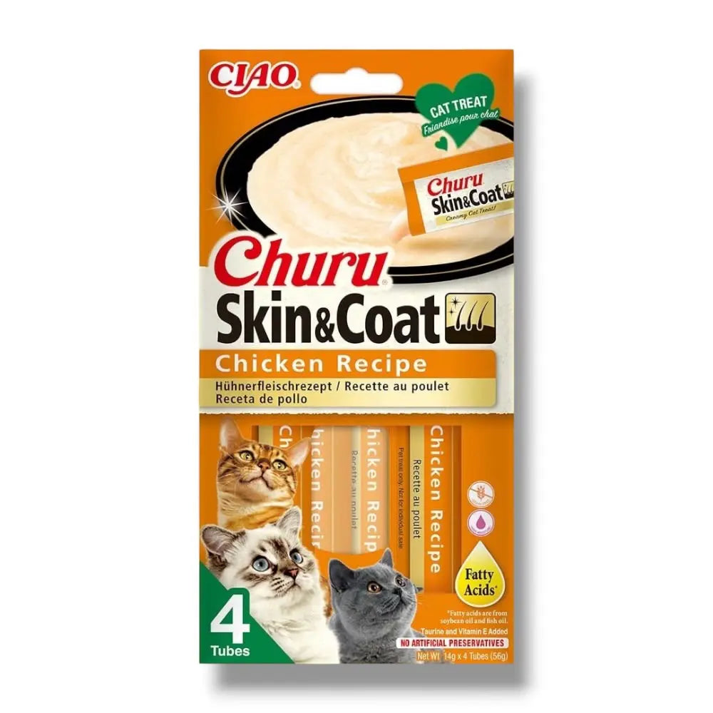 Churu Skin & Coat 4P Ricetta al pollo Inaba