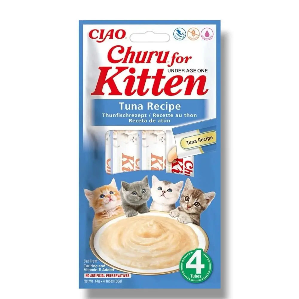 Churu for Kitten 4P Ricetta al tonno Inaba