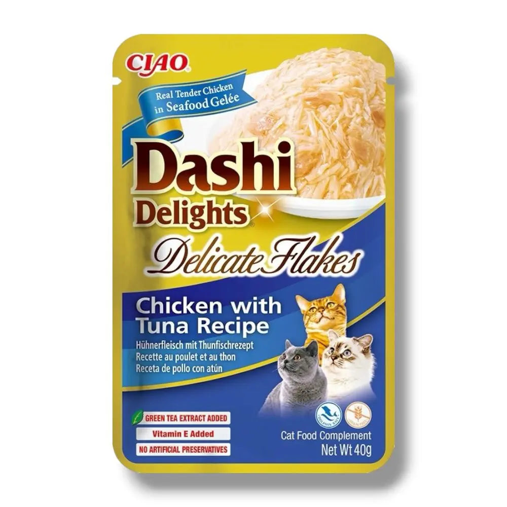 Dashi Delights Delicate Flakes Ricetta pollo e tonno Inaba