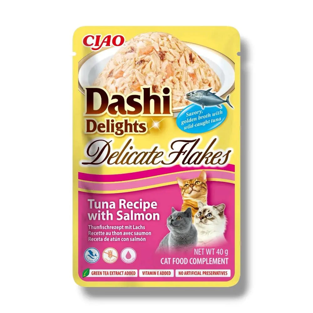 Dashi Delights Delicate Flakes Ricetta tonno con salmone Inaba