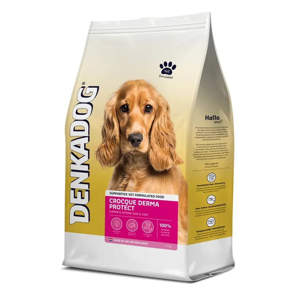 Denka Dog Crocque Derma Protect, crocchette per cani Denka