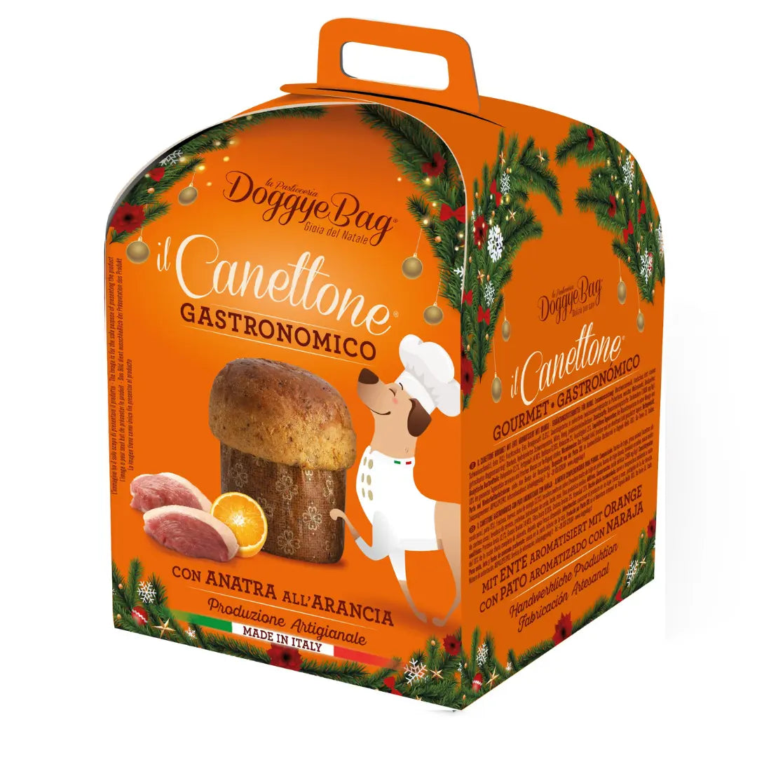 DoggyeBag Canettone Anatra all'arancia DoggyeBag