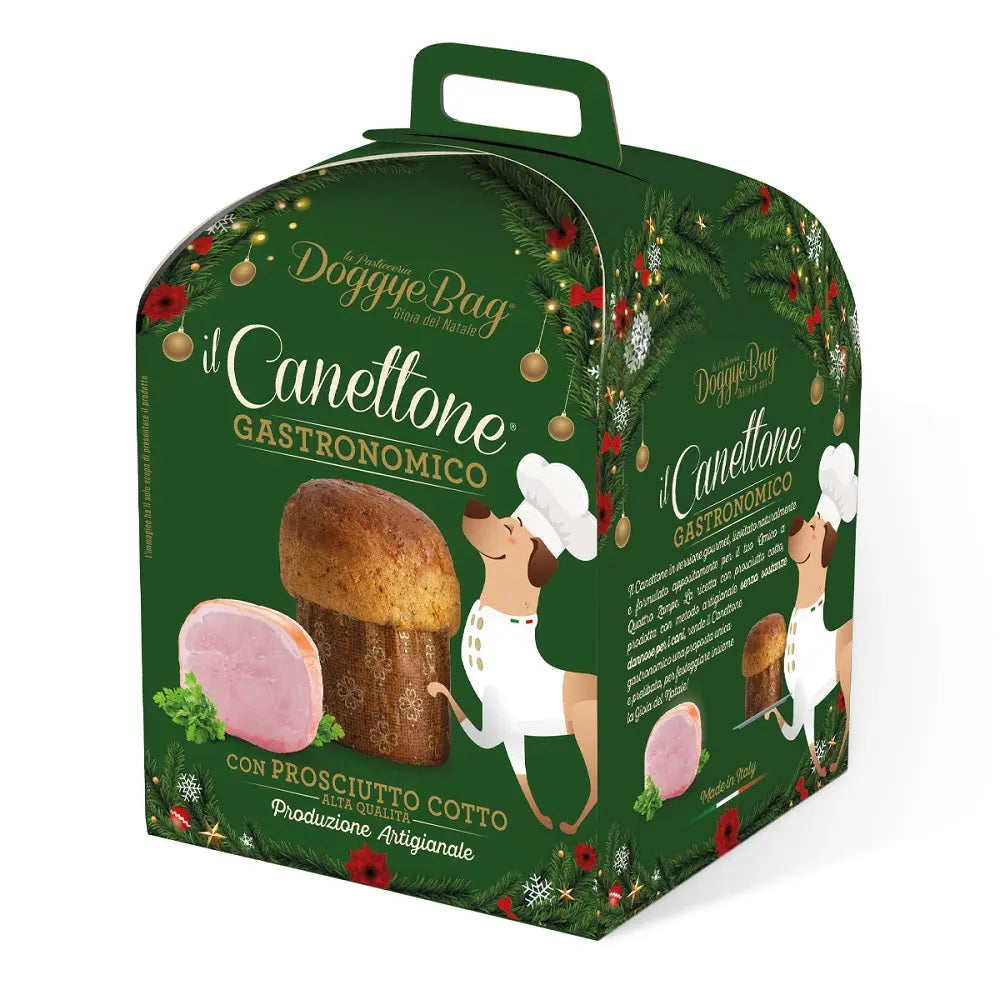 DoggyeBag, il Canettone gastronomico con prosciutto cotto DoggyeBag