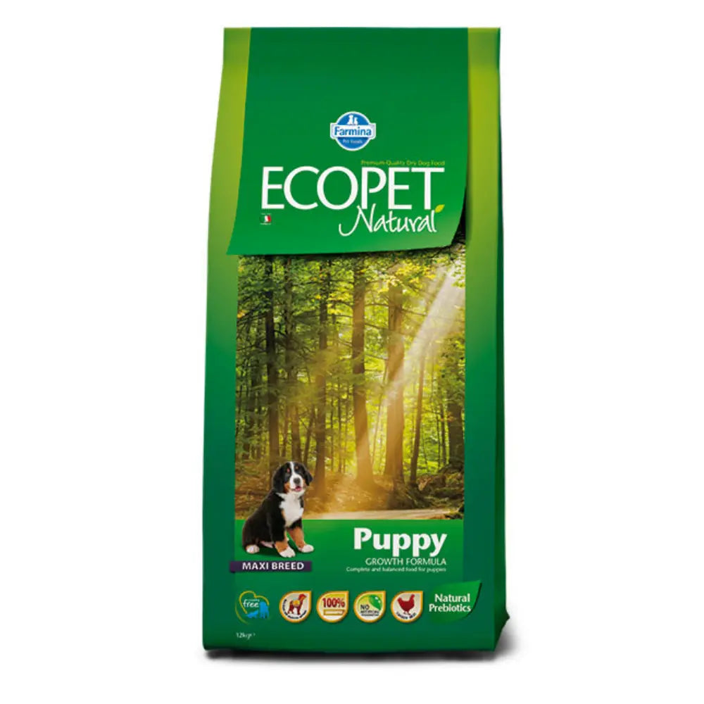 Ecopet natural cane puppy maxi Farmina