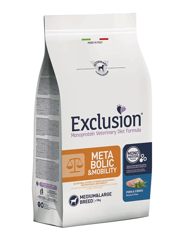 Exclusion Metabolic-Mobility Maiale e Fibre medium large 12kg Respet