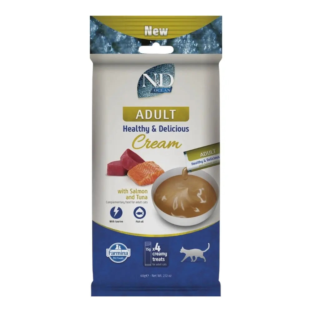 Farmina N&D Ocean Cat Cream Salmone e tonno Adult 60 gr Farmina