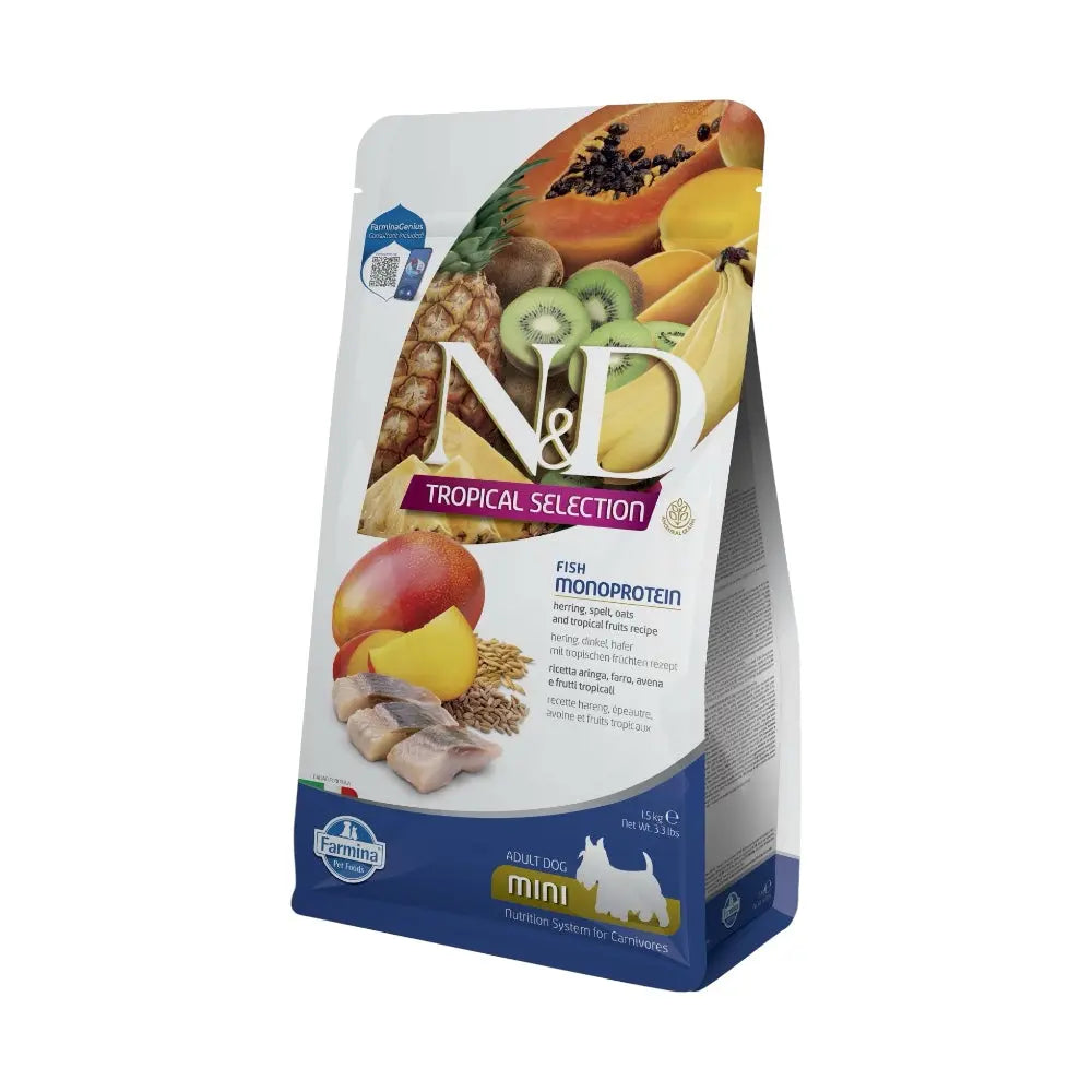 Farmina N&D Tropical selection Aringa cane adult mini 1,5 Kg Respet