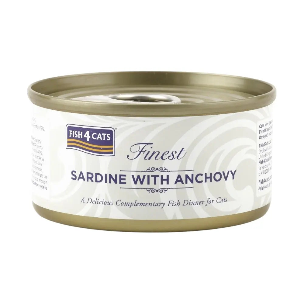 Fish4Cats Finest Sardine With Anchovy 70g x 10 FISH4PET