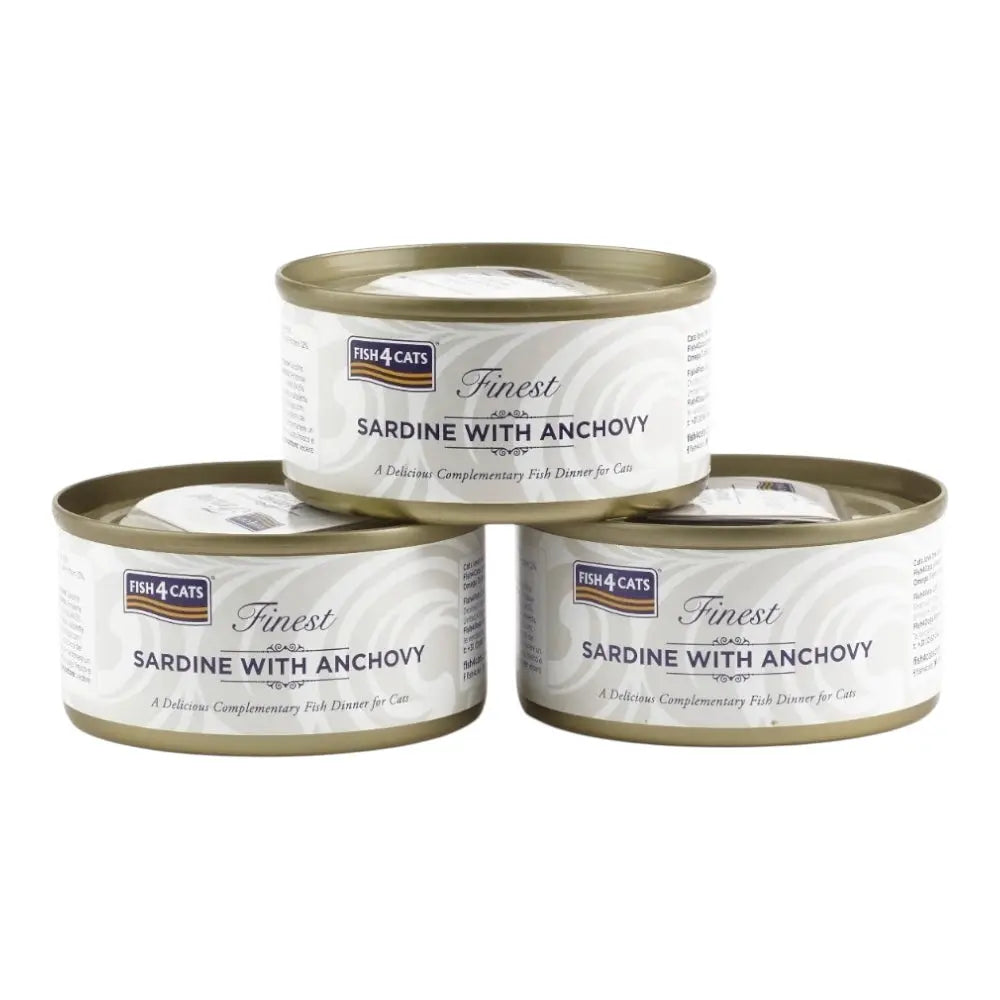 Fish4Cats Finest Sardine With Anchovy 70g x 10 FISH4PET