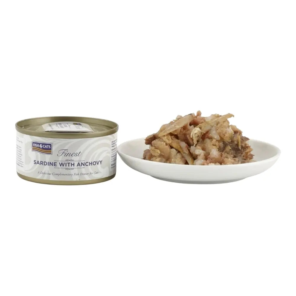 Fish4Cats Finest Sardine With Anchovy 70g x 10 FISH4PET