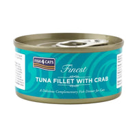 Fish4Cats Finest Tuna Fillet With Crab 70g x 10 FISH4PET