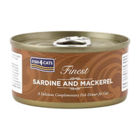 Fish4Cats® – Filetto pregiato di Sardine e sgombro 10x70g Fish4Cats