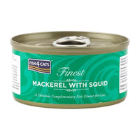 Fish4Cats® – Filetto pregiato di Sgombro con calamari 10x70g Fish4Cats