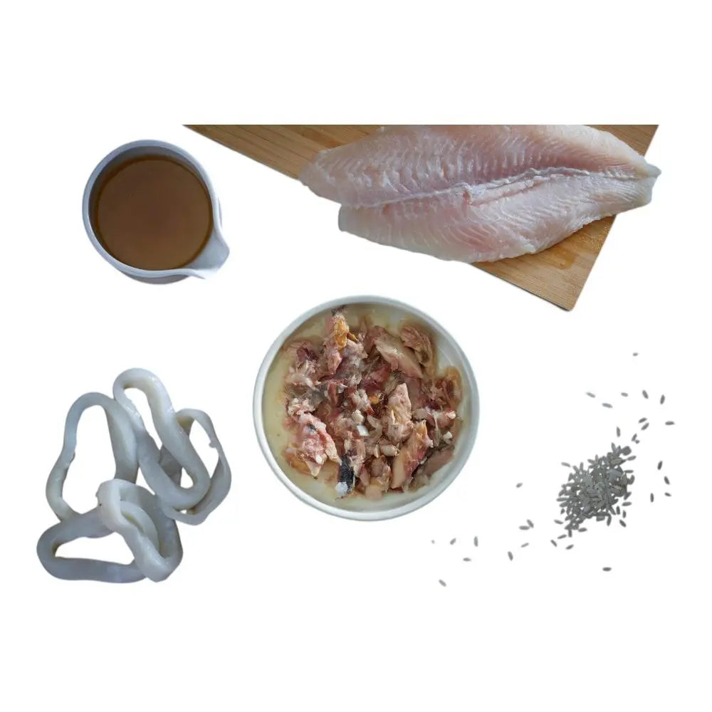 Fish4Cats® – Filetto pregiato di Sgombro con calamari 10x70g Fish4Cats
