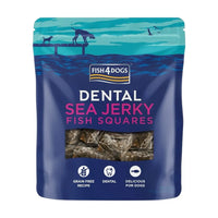 Fish4Dogs Dental Sea Jerky Fish Squares 115g FISH4PET