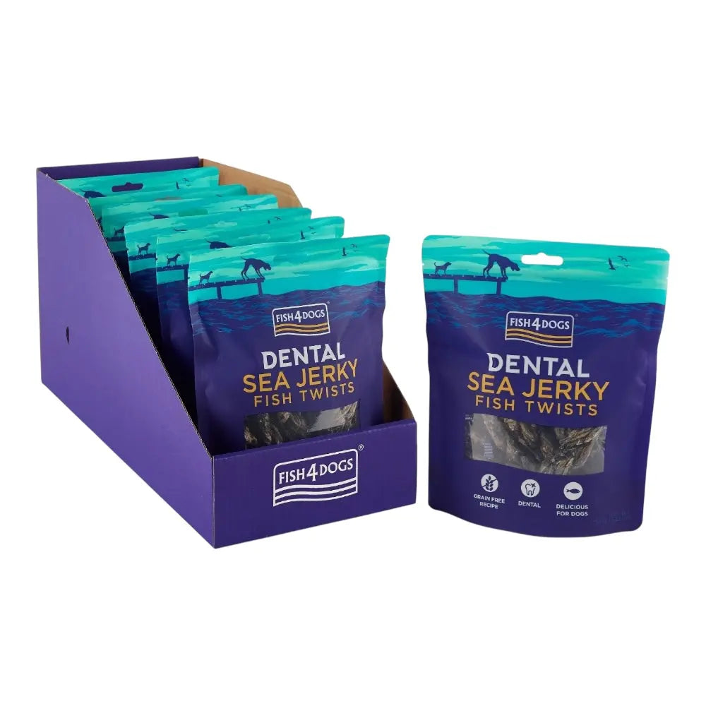 Fish4Dogs Dental Sea Jerky Fish Twists 100g FISH4PET