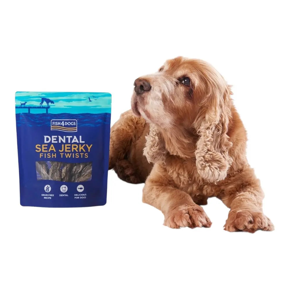 Fish4Dogs Dental Sea Jerky Fish Twists 100g FISH4PET