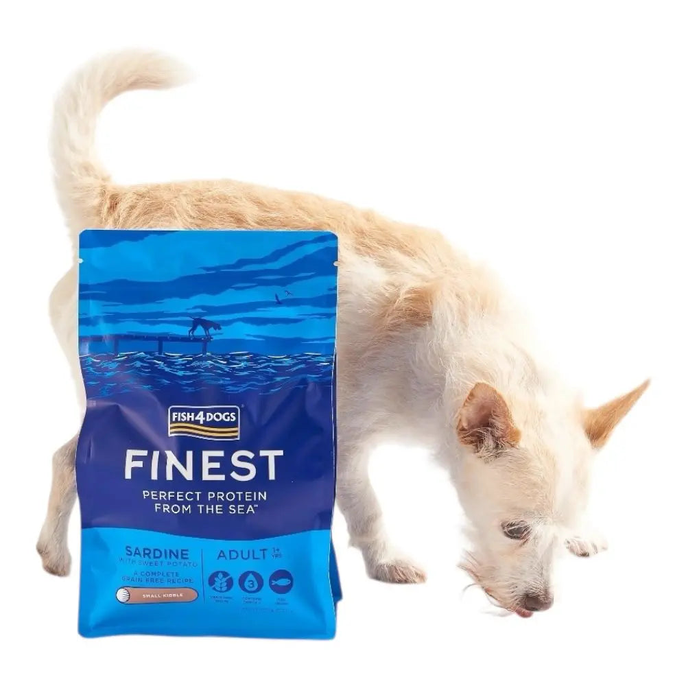 Fish4Dogs Finest Adult Sardine With Sweet Potato (Small Kibble) Fish4Dogs