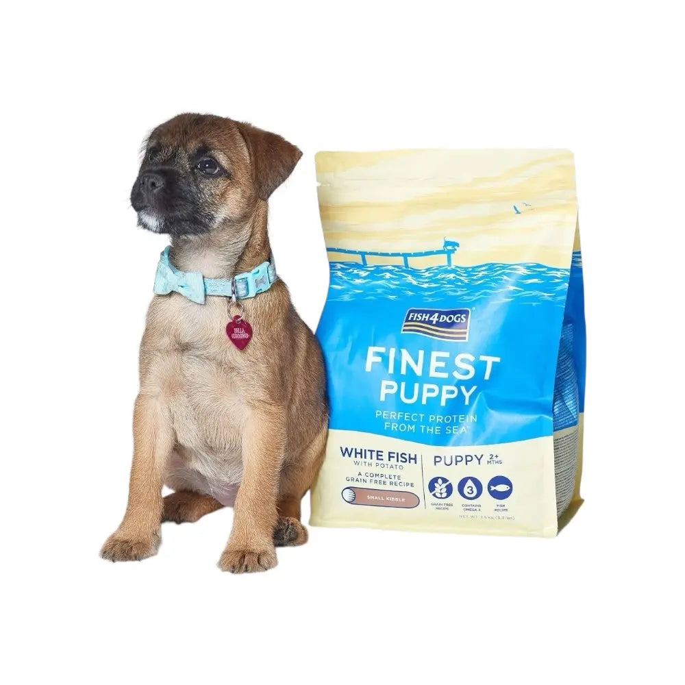 Fish4Dogs Finest Puppy White Fish With Potato (Small Kibble) FISH4PET