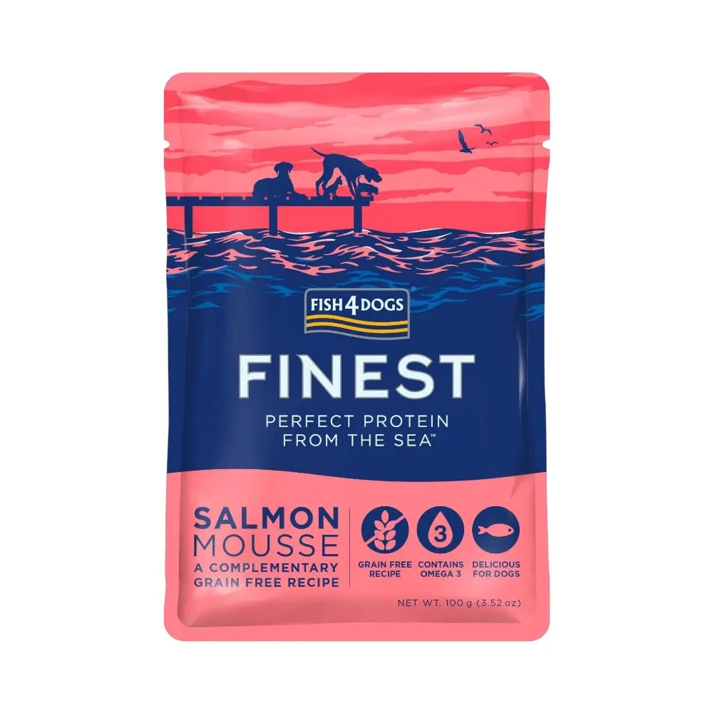 Fish4Dogs Finest Salmon Mousse 100g x 20 FISH4PET