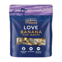 Fish4Dogs Love Banana Fish Wraps 10x100g Fish4Dogs