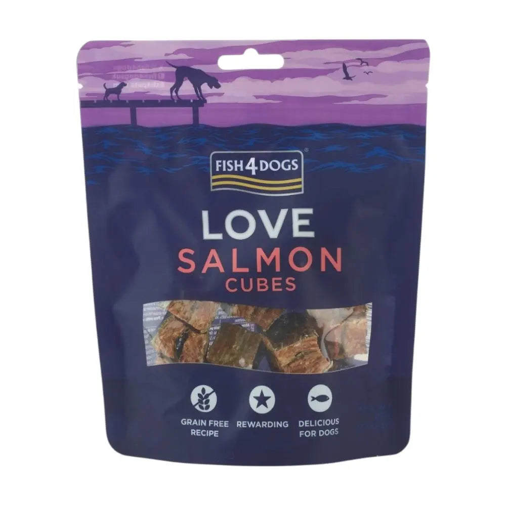 Fish4Dogs Love Salmon Cubes 10x85g Fish4Dogs