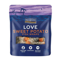 Fish4Dogs Love Sweet Potato Fish Wraps 100g FISH4PET